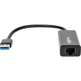 Rocstor Premium USB 3.0 to Gigabit Ethernet NIC Network Adapter - RJ45 10/100/1000 M/F - USB 3.0 - 1 x Network (RJ-45) - USB 3.0 - 1 Port(s) - Twisted Pair - 10/100/1000Base-T - Supports PXE Boot, Wake-On-Lan - Desktop ADAPTER USB 3.0 TO GIGABIT ENE