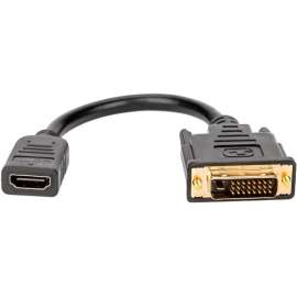 Rocstor HDMI to DVI-D Video Cable Adapter, 8in, HDMI Female to DVI Male, DVI/HDMI for Notebook, Ultrabook, Desktop Computer, Graphic Cards, Video Device, 8"