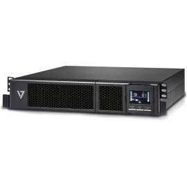 V7 UPS 3000VA Rack Mount 2U US, 2U Rack-mountable, 4 Hour Recharge, 3.70 Minute Stand-by, 120 V AC Input