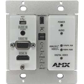 Harman AMX NMX-ENC-N1115-WP KVM Extender - 1 Computer(s) - WUXGA - 1920 x 1200 Maximum Video Resolution x Network (RJ-45) - 2 x USB - 1 x HDMI - 1 x VGA - Wall Mountable