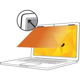 3M Gold Privacy Filter for 13.3" Widescreen Laptop, For 13.3" Widescreen LCD Notebook, 16:9, Scratch Resistant, Dust Resistant