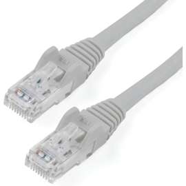 StarTech.com 9ft CAT6 Ethernet Cable, Gray Snagless Gigabit, 100W PoE UTP 650MHz Category 6 Patch Cord UL Certified Wiring/TIA, 9ft Gray CAT6 Ethernet cable delivers Multi Gigabit 1/2.5/5Gbps & 10Gbps up to 160ft, 650MHz