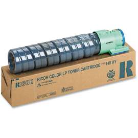 Ricoh Type 145 Original Toner Cartridge, Laser, High Yield, 15000 Pages, Cyan