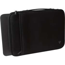 V7 Elite CSE5H-BLK-9N Carrying Case (Sleeve) for 12" MacBook Air, Black, Neoprene Exterior Material, Fleece Interior Material, Handle