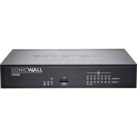 SonicWall TZ400 Network Security/Firewall Appliance, 7 Port, 10/100/1000Base-T, Gigabit Ethernet, AES (128-bit), AES (256-bit), DES, MD5, AES (192-bit), SHA-1, 3DES