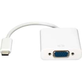 QVS USB-C / Thunderbolt 3 to VGA Video Converter, USB Type C, 1 x VGA