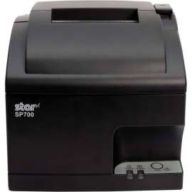 Star Micronics SP700 Impact Printer - Ethernet/CloudPRNT/USB/Two Peripheral USB, Cutter, Internal Power Supply, Gray