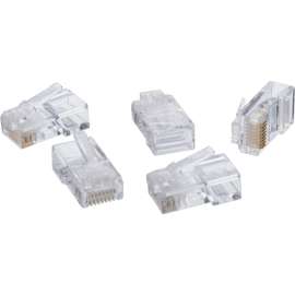 4XEM 1000PK Cat5e RJ45 Ethernet Plugs/Connectors, 1000 Pack, 1 x RJ-45 Network Male, Clear