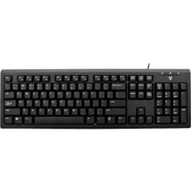V7 Wired Keyboard, Cable Connectivity, USB, Interface Email, Play/Pause, Internet, Volume Control Hot Key(s), English (US), Desktop Computer