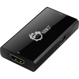 SIIG HDMI 2.0 Repeater, 4Kx2K 60Hz, 3840 × 2160, 98.43 ft Maximum Operating Distance, 1 x HDMI In