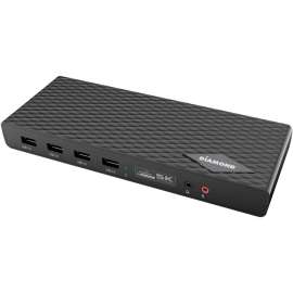 Diamond Multimedia Ultra 4K/5K Docking Station, Compatible With Both Type-C and Type-A USB Laptops/Desktop PCs, for Notebook/Desktop PC, USB Type C, 6 x USB Ports, 6 x USB 3.0