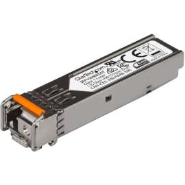 StarTech.com MSA Uncoded SFP Transceiver Module, 1000BASE-BX, 1GbE Gigabit Ethernet BiDi Fiber (SMF), MSA Uncoded Transceiver, 1000BASE-BX WDM SFP+ (1Gbps)