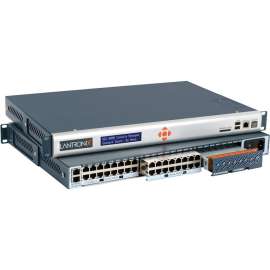 Lantronix SLC 8000 Device Server, Optical Fiber, Twisted Pair, 2 x Network (RJ-45) x USB, 32 x Serial Port, 10/100/1000Base-T, 1000Base-X
