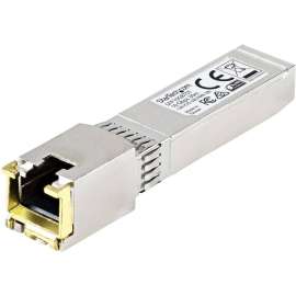 StarTech.com MSA Uncoded SFP+ Module, 10GBASE-T, 10GE Gigabit Ethernet SFP+ SFP to RJ45 Cat6/Cat5e Transceiver Module, 30m, MSA Uncoded SFP+