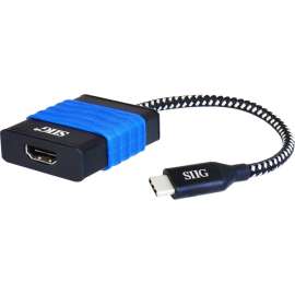 SIIG USB Type-C to HDMI Cable Adapter, 4Kx2K, USB Type C, 1 x HDMI, HDMI