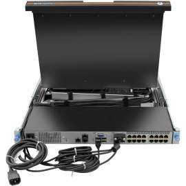 Vertiv Avocent LRA Rack Console 18.5" LCD Widescreen,8-Port, Keyboard with Touchpad, 8 Computer(s), 18.5" LED, UXGA, 1600 x 1200
