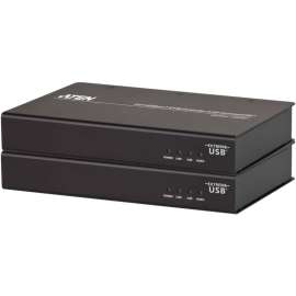 Aten Technologies ATEN DVI HDBaseT KVM Extender with ExtremeUSB-TAA Compliant, 1 Computer(s), 1 Remote User(s), 328.08 ft Range, WUXGA