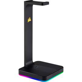 Corsair ST100 RGB Premium Headset Stand With 7.1 Surround Sound, Wired, Headset, Mobile Phone, Charging Capability, USB 3.1 (Gen 1) Type A