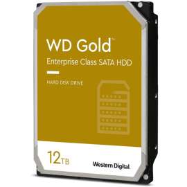 WD Gold 12TB Enterprise-class Hard Drive SATA 6 Gb/s 7200 RPM 256MB Cache 3.5-Inch Form Factor, Server, Storage System Device Supported, 7200rpm, 5 Year Warranty