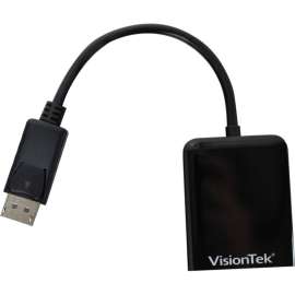 VisionTek DisplayPort to 2x Display Port (M/F) + Power - DisplayPort A/V Cable for Monitor, Audio/Video Device - First End: 1 x DisplayPort Digital Audio/Video - Male - Second End: 2 x DisplayPort Digital Audio/Video - Female - Supports up to 3840 x