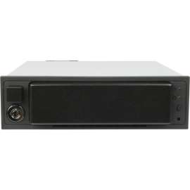 CRU Data Express DX175 Drive Bay Adapter for 5.25", 6Gb/s SAS, Serial ATA/600 Host Interface, Black, 1 x Total Bay, 1 x 2.5"/3.5" Bay