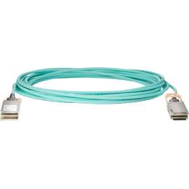 HPE 100Gb QSFP28 to QSFP28 7m Active Optical Cable - 22.97 ft Fiber Optic Network Cable for Network Device - First End: 1 x QSFP28 Network - Male - Second End: 1 x QSFP28 Network - Male - 100 Gbit/s