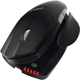 Contour Unimouse, PixArt PMW3330, Cable, Black, Red, USB