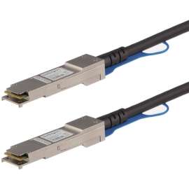 StarTech.com 1m 40G QSFP+ to QSFP+ Direct Attach Cable for HPE JG326A 40GbE QSFP+ Copper DAC 40 Gbps Low Power Active Twinax, 100% HPE JG326A Compatible 1m 40G direct attach cable, 40 Gbps Passive Twinax Copper Low Power 2x QSFP+ Pluggable Connector, 10Gb