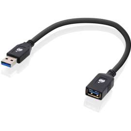 IOGEAR USB 3.0 Extension Cable Male to Female 12 Inch, 1 ft USB Data Transfer Cable for Hub, Docking Station, MAC, PC, Keyboard, Mouse, First End: 1 x USB 3.0 Type A, Male, Second End: 1 x USB 3.0 Type A