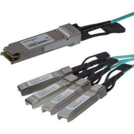 StarTech.com AOC Breakout Cable for Cisco QSFP-4X10G-AOC3M, 3m 40G 1x QSFP+ to 4x SFP+ AOC Cable 40GbE QSFP+ Active Optical Fiber 9.84ft, 100% Cisco QSFP-4X10G-AOC3M active optical breakout cable (AOC), 3m Cable, 40Gbps, Active Optical Fiber, 1x QSFP+ to 