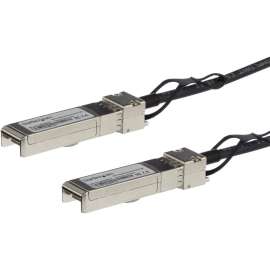 StarTech.com MSA Uncoded Compatible 2m 10G SFP+ to SFP+ Direct Attach Cable, 10 GbE SFP+ Copper DAC 10 Gbps Low Power Passive Twinax, SFP+ Direct-Attach Twinax cable complies w/ MSA industry standards, Copper Twinax Cable length: 2 m, Copper SFP+ cables u