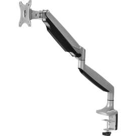 Siig High Premium Aluminum Gas Spring Desk Mount, Single Monitor, 13" to 32" Screen Support, 19.80lb Load Capacity, VESA 75x75mm 100x100mm