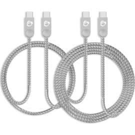 SIIG Sync/Charge USB Data Transfer Cable, USB Data Transfer Cable for Smartphone, Tablet, Notebook, First End: 1 x USB Type C, Male, Second End: 1 x USB Type C