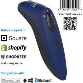 SocketScan S740, 1D/2D Imager Barcode Scanner, Blue, S740, 1D/2D Imager Bluetooth Barcode Scanner, Blue