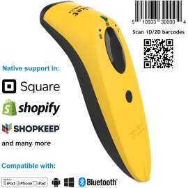 SocketScan S740, 1D/2D Imager Barcode Scanner, Yellow, S740, 1D/2D Imager Bluetooth Barcode Scanner, Yellow