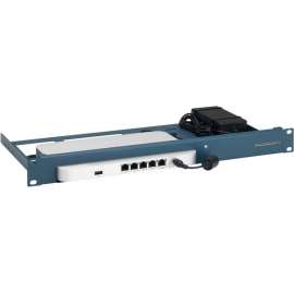 RACKMOUNT.IT RM-CI-T4 Rack Shelf, For Firewall, 1U Rack Height x 19" Rack Width, Rack-mountable, Jet Black