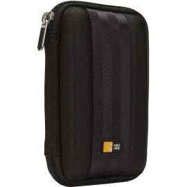 Case Logic Portable Hard Drive Case, EVA Foam, Polyester, Elastic, Mesh, Black