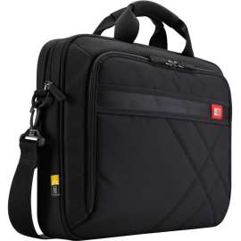 Case Logic DLC-117 Carrying Case for 10.1" to 17.3" Notebook, Black, Anti-slip Shoulder Strap, Neoprene, Nylex, Polyester Body, Shoulder Strap, Handle, Trolley Strap