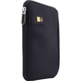 Case Logic TNEO-108 Carrying Case (Sleeve) for 7" Apple, Amazon, Samsung iPad mini, iPad mini 2, iPad mini 3, Galaxy Tab 2 Power Adapter, USB Cable, Earbud, Cell Phone, Accessories, Tablet PC, Black, Weather Resistant, Scratch Resistant, Neoprene, Polyest