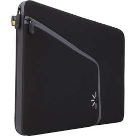 Case Logic PLS-13 Carrying Case (Sleeve) for 13.3" Notebook, Battery, USB Drive, Accessories, Black, Neoprene Body, Suede Interior Material, 10.3" Height x 1.8" Width x 13.5" Depth