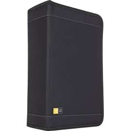 Case Logic 136 Capacity CD Wallet, Wallet, Nylon, Black, 136 CD/DVD
