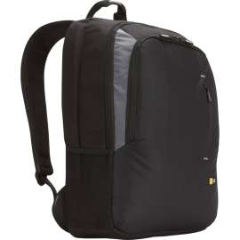 Case Logic VNB-217 Carrying Case (Backpack) for 17" Notebook, Snacks, Water Bottle, Accessories, Black, Polyester Body, Shoulder Strap, 18.5" Height x 8.5" Width x 12.4" Depth