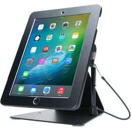Cta Digital Inc. CTA Digital Desktop Anti-Theft Stand Ipad Black Case Rotates 360 Degrees, 1