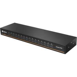 Vertiv Avocent AV116 KVM Switch | Single User | 16 port (AV116BND8-400) - 16-port rackmount or desktop single-user KVM switch with OSD and 8 VGA cables