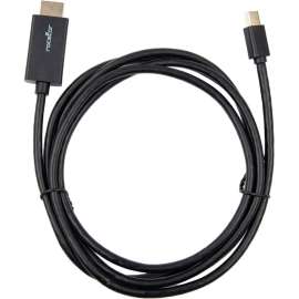 Rocstor Premium Mini DisplayPort to HDMI cable, 6 ft (2m), 4K/2K, DisplayPort to HDMI Cable, For MacBook, Macbook Pro, Macbook Air, Mac Mini, Ultrabook, Projector, Desktop Computer