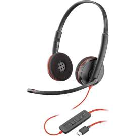 Poly Plantronics Blackwire C3220 Headset, Stereo, USB Type A, Wired, 20 Hz