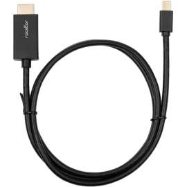 Rocstor Premium Mini DisplayPort to HDMI cable, 3 ft (1m), 4K/2K, DisplayPort to HDMI Cable, For MacBook, Macbook Pro, Macbook Air, Mac Mini, Ultrabook, Projector, Desktop Computer
