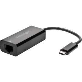 Kensington CA1100E USB-C to Ethernet Adapter, USB Type C, 128 MB/s Data Transfer Rate, 1 Port(s), 1