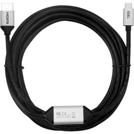 SIIG USB-C to HDMI 4K 60Hz Active Cable - 5M - 16.40 ft HDMI/USB A/V Cable for Audio/Video Device, Workstation, Notebook, Ultrabook, Gaming Console - First End: 1 x 19-pin HDMI 2.0 Type A Digital Audio/Video - Male - Second End: 1 x USB Type C - Mal