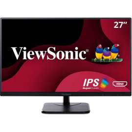 ViewSonic VA2756-MHD 27 Inch IPS 1080p Monitor with Ultra-Thin Bezels, HDMI, DisplayPort and VGA Inputs for Home and Office, 27" Monitor, IPS Technology, Full HD 1920 x 1080p, 16.7 Million Colors